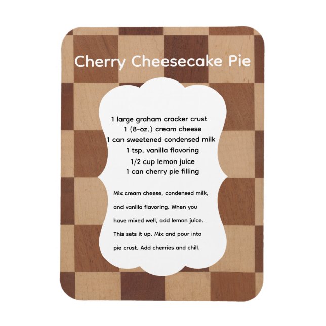 Imán Cherry Cheesecake Recipe (Vertical)