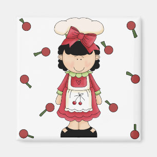 Imán Cherry Chica Magnet
