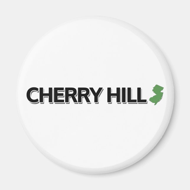 Imán Cherry Hill, Nueva Jersey (Frente)