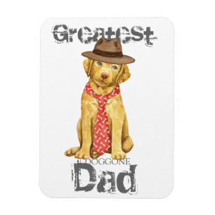 Imán Chesapeake Bay Retriever Dad