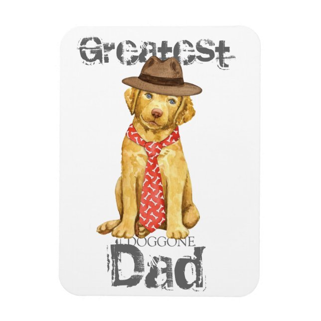 Imán Chesapeake Bay Retriever Dad (Vertical)