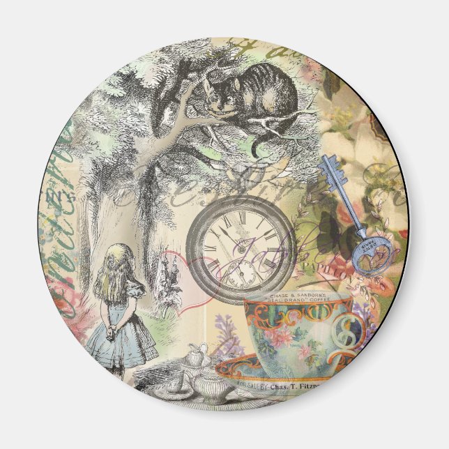 Imán Cheshire Cat Alice Wonderland Classic (Frente)