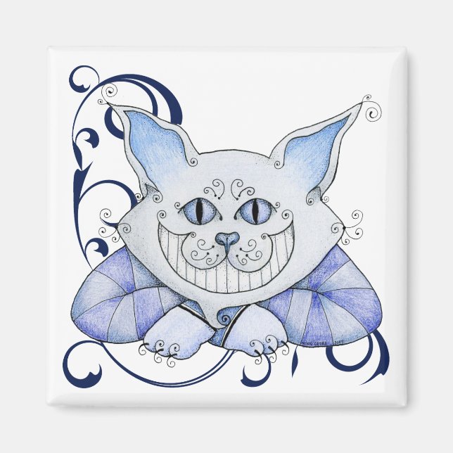 Imán Cheshire Cat Magnet (Frente)