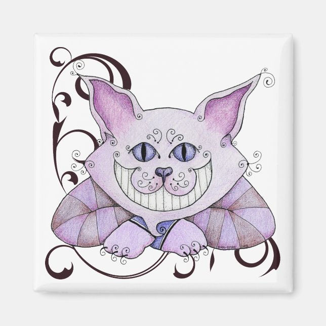 Imán Cheshire Cat Magnet (Frente)