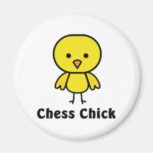 Imán Chess Chick