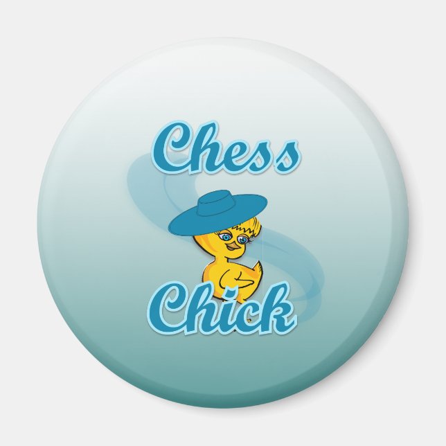 Imán Chess Chick #3 (Frente)