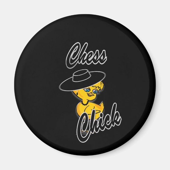 Imán Chess Chick #4 (Frente)