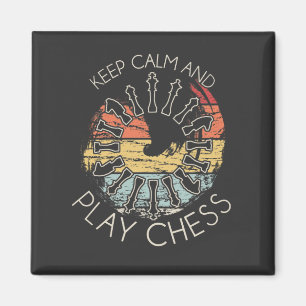Imán Chess - Keep Calm and Play Chess