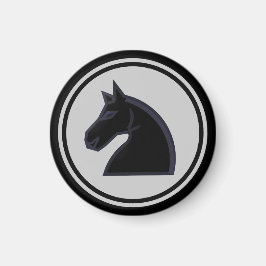 Imán Chess Piece Black Knight