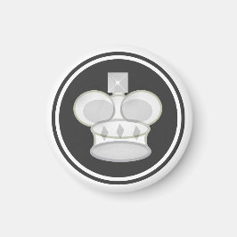 Imán Chess Piece White King