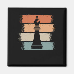 Imán Chess Pieces Retro