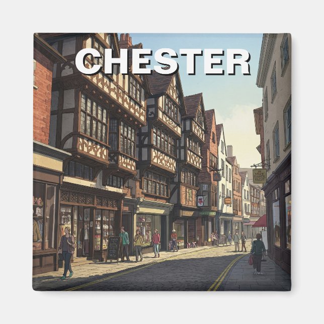 Imán Chester England Travel (Frente)