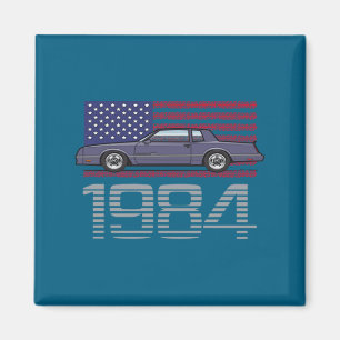 Imán Chevrolet Monte Carlo Azul 1984
