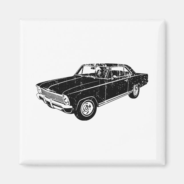 Imán Chevrolet Nova SS 1966 (Frente)