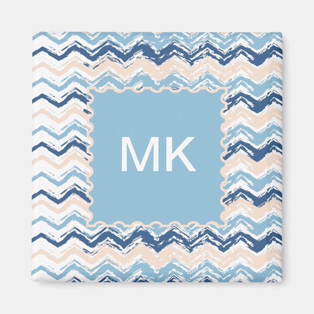 Imán Chevron de olas oceánicas (Frente)