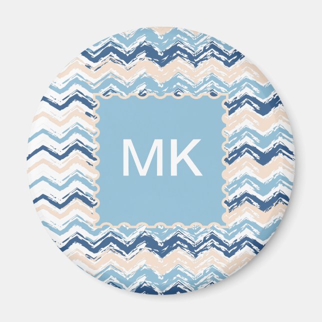 Imán Chevron de olas oceánicas (Frente)