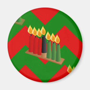 Imán chevron kwanzaa