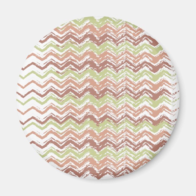 Imán Chevron ZigZag con escrúpulos picantes (Frente)