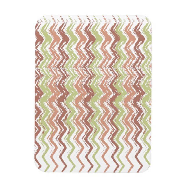 Imán Chevron ZigZag con escrúpulos picantes (Vertical)