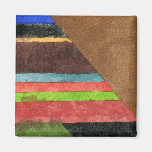 Imán "Chevrons" Abstract Magnet (Frente)
