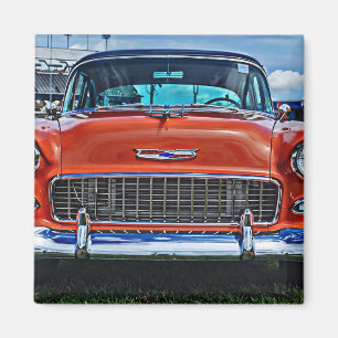 Imán Chevy Chevrolet Tri-Five BelAir Hotrod Magnet