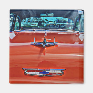 Imán Chevy Chevrolet Tri-Five BelAir Hotrod Magnet