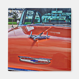 Imán Chevy Chevrolet Tri-Five BelAir Hotrod Magnet