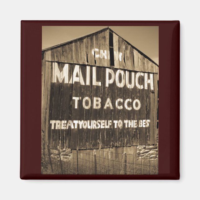 Imán Chew Mail Pouch Tabaco Barn (Frente)