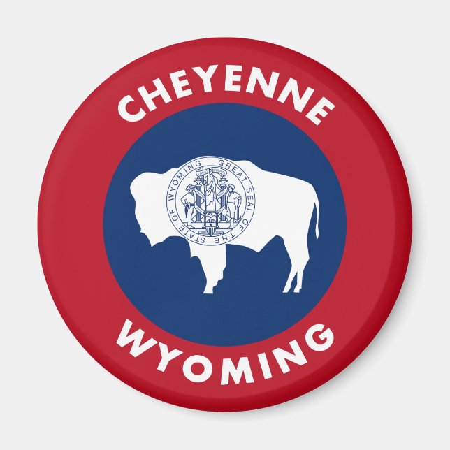 Imán Cheyenne Wyoming (Frente)