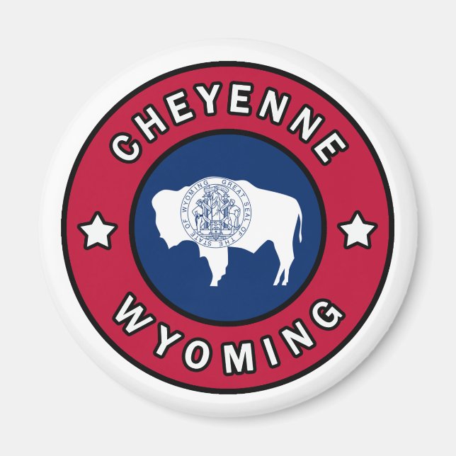 Imán Cheyenne Wyoming (Frente)