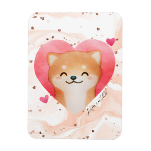 Imán Chiba chiba inu en el corazón