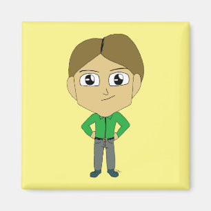 Imán chibi