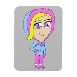 Imán chibi