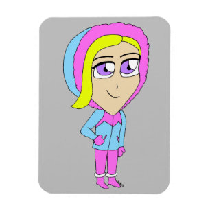 Imán chibi