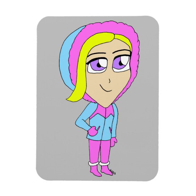 Imán chibi (Vertical)