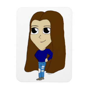 Imán chibi