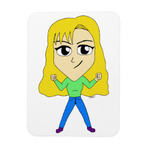 Imán chibi