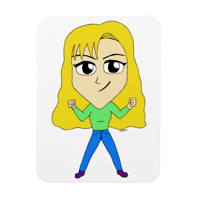 Imán chibi (Vertical)