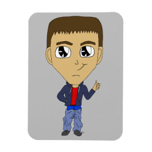Imán chibi
