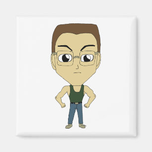 Imán chibi