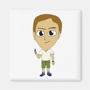 Imán chibi