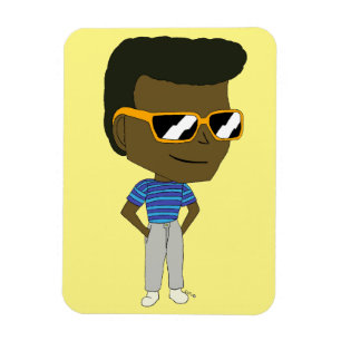 Imán chibi