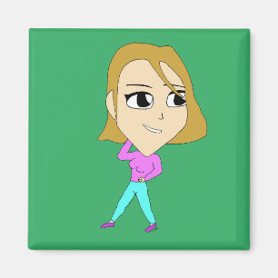 Imán chibi