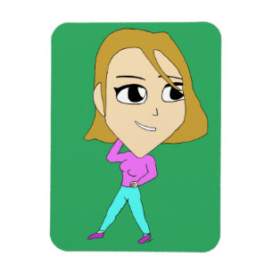 Imán chibi