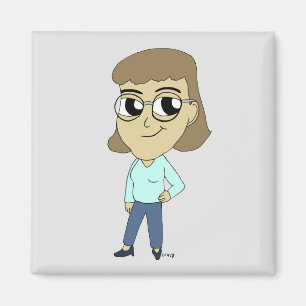 Imán chibi