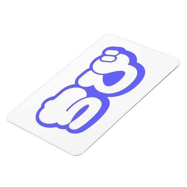 Imán Chibi ち び japonés Nihongo Hiragana Script (Lado Izquierdo)