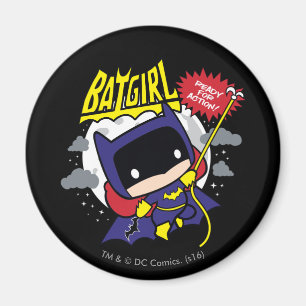 Imán Chibi Batgirl Preparado Para La Acción