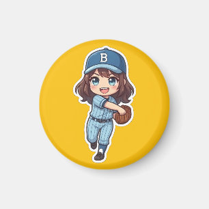 Imán Chibi Béisbol Edición 2026 - Fielder The Cannon