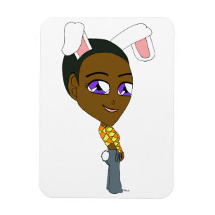 Imán chibi bunnygirl