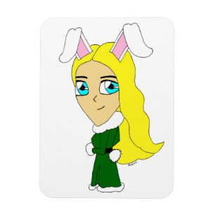 Imán chibi bunnygirl